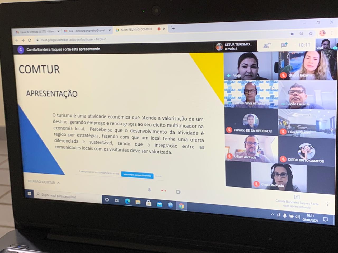 Devido à pandemia, o encontro de reativação aconteceu de forma virtual